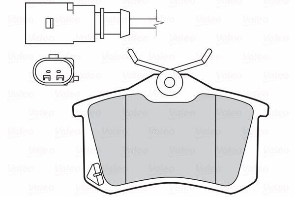 Brake Pad Set, disc brake (301681)