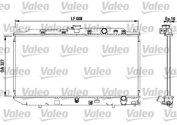 Radiator, engine cooling (819193)
