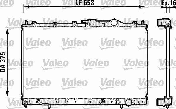 Radiator, engine cooling (734136)