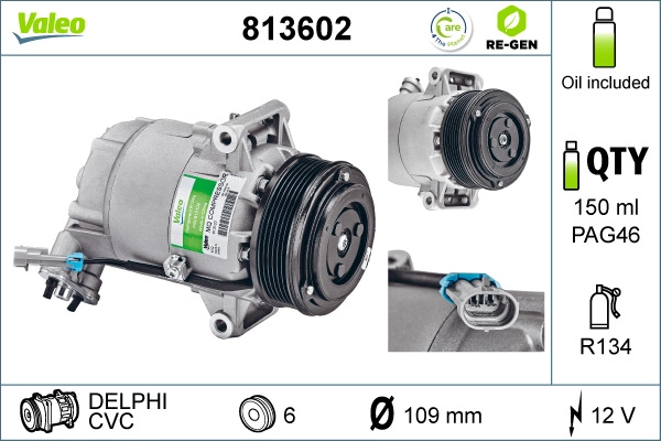 Compressor, air conditioning (813602)