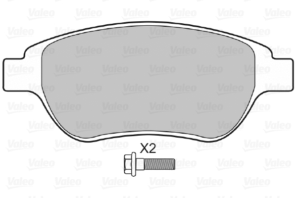 Brake Pad Set, disc brake (598465)