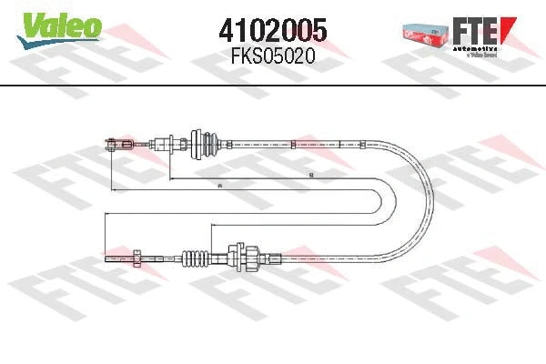 Cable Pull, clutch control (4102005)