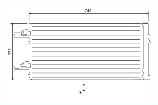 Condenser, air conditioning (814085)