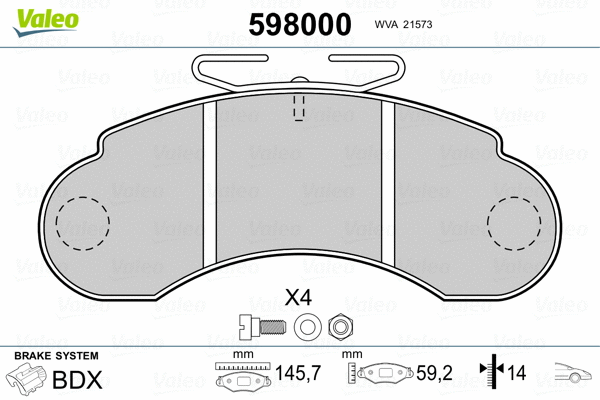 Brake Pad Set, disc brake