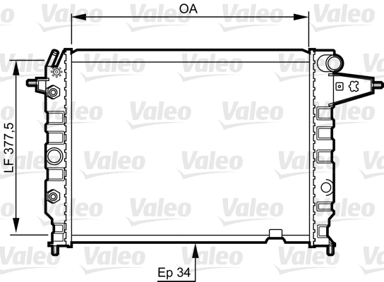 Radiator, engine cooling (730395)