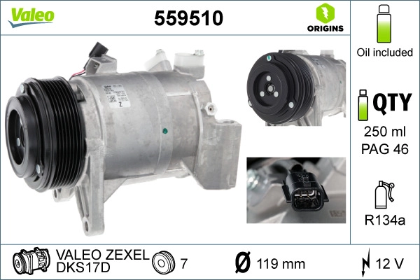 Compressor, air conditioning (559510)