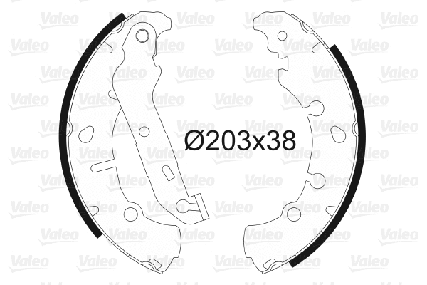Brake Shoe Set (562772)