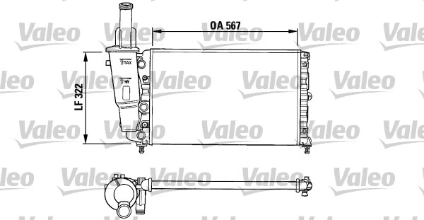 Radiator, engine cooling (731374)