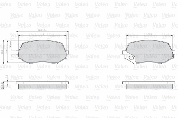 Brake Pad Set, disc brake (872240)