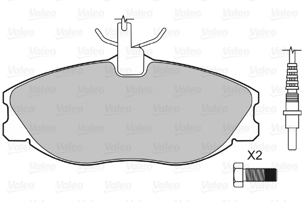 Brake Pad Set, disc brake (598069)