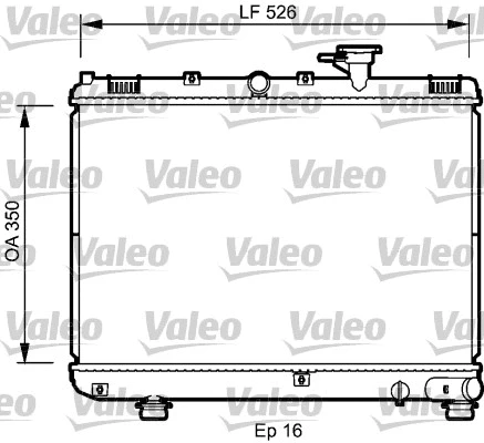 Radiator, engine cooling (735077)