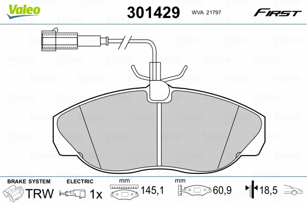 Brake Pad Set, disc brake