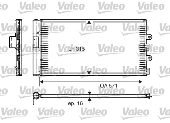 Condenser, air conditioning (817703)