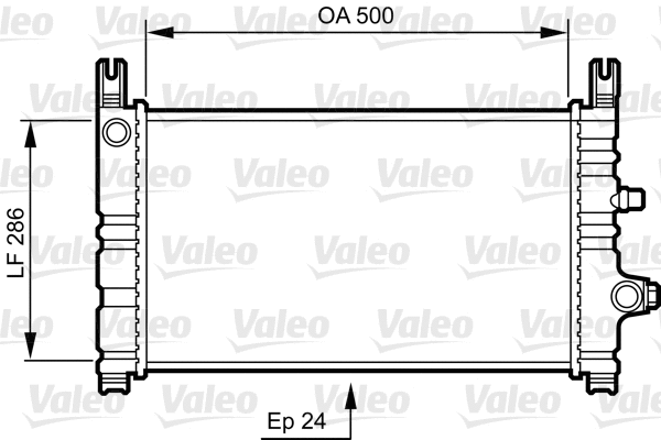 Radiator, engine cooling (731299)