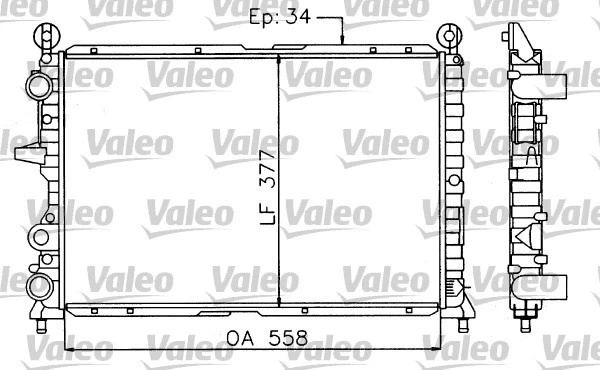 Radiator, engine cooling (730963)