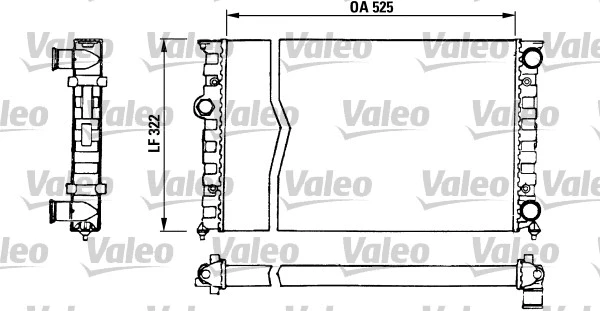 Radiator, engine cooling (730505)