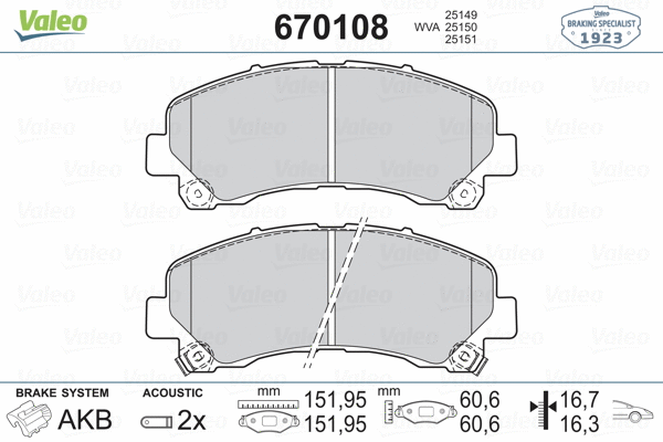 Brake Pad Set, disc brake