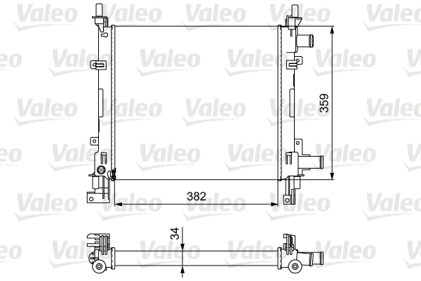 Radiator, engine cooling (734772)