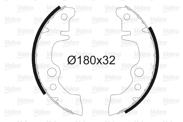 Brake Shoe Set (562101)