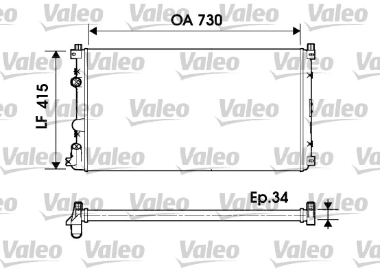 Radiator, engine cooling (732918)