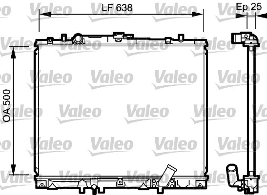 Radiator, engine cooling (734424)