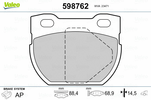 Brake Pad Set, disc brake