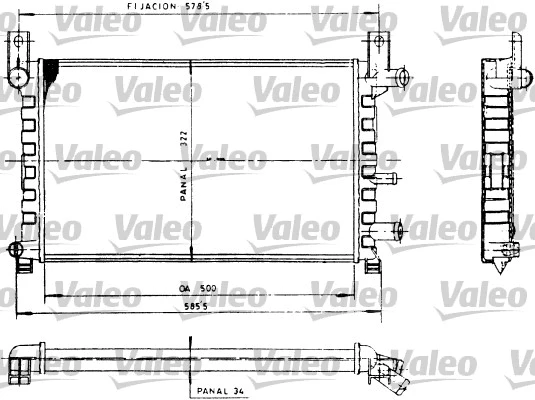 Radiator, engine cooling (730483)