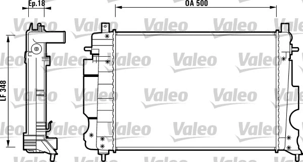 Radiator, engine cooling (732119)