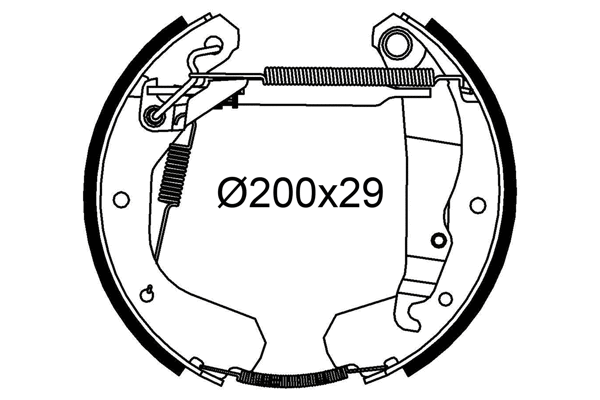 Brake Shoe Set (554987)