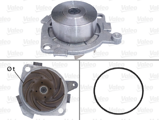 Water Pump, engine cooling (506516)
