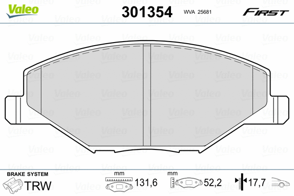 Brake Pad Set, disc brake