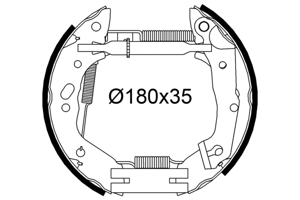 Brake Shoe Set (554942)