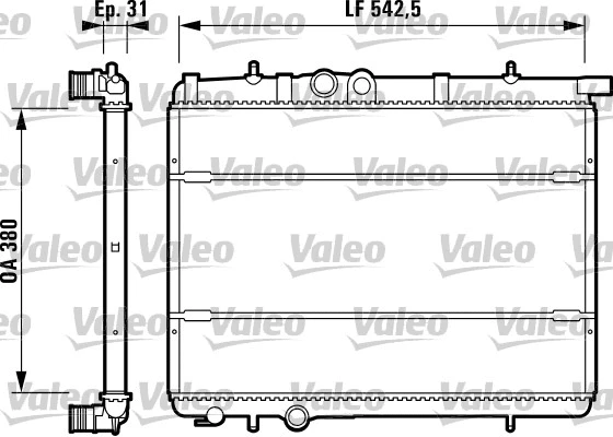 Radiator, engine cooling (732308)