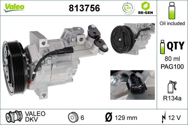 Compressor, air conditioning (813756)