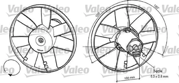 Fan, engine cooling (696041)