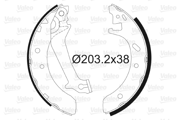 Brake Shoe Set (562580)