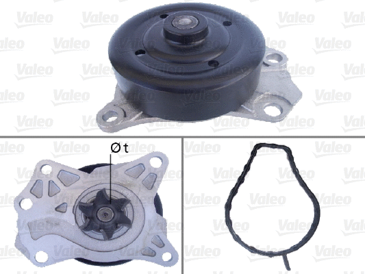 Water Pump, engine cooling (506852)