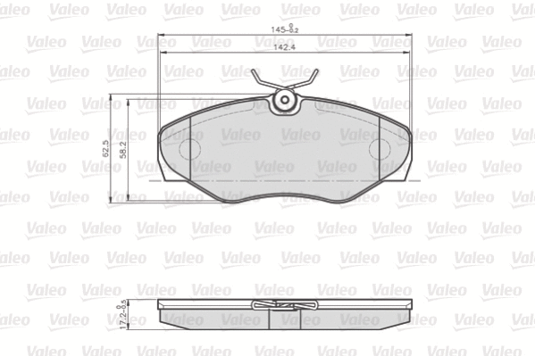 Brake Pad Set, disc brake (872099)