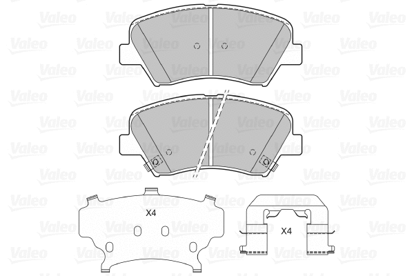 Brake Pad Set, disc brake (601294)