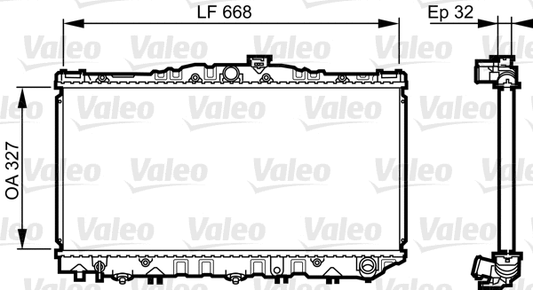 Radiator, engine cooling (731698)