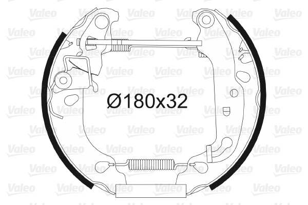Brake Shoe Set (554843)