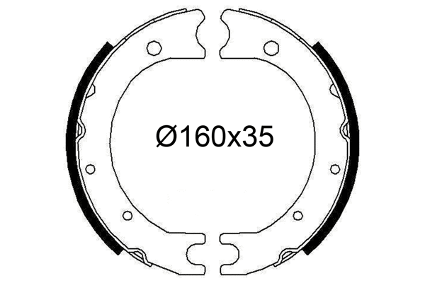 Brake Shoe Set (564318)