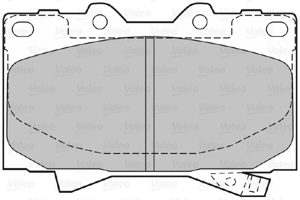 Brake Pad Set, disc brake (598535)