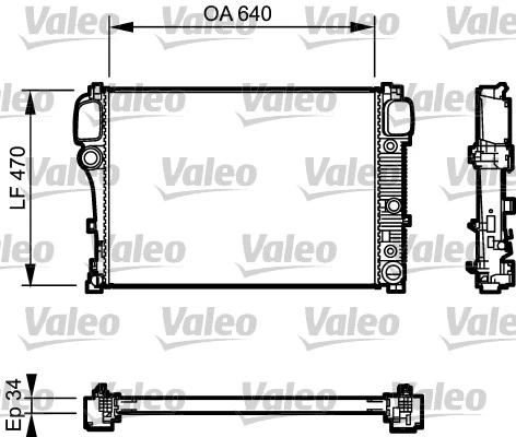 Radiator, engine cooling (734940)