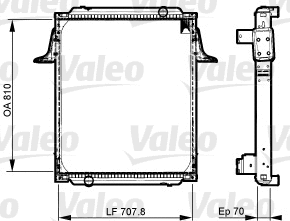 Radiator, engine cooling (733537)
