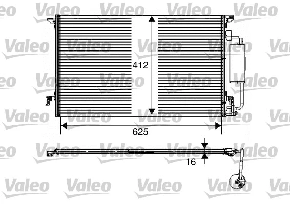 Condenser, air conditioning (817712)