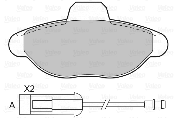 Brake Pad Set, disc brake (598012)