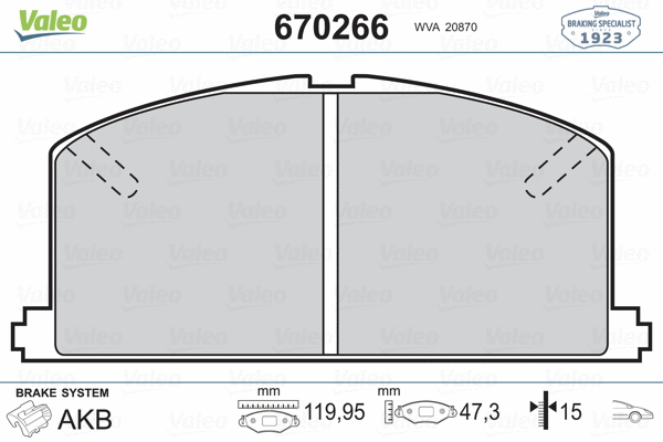 Brake Pad Set, disc brake