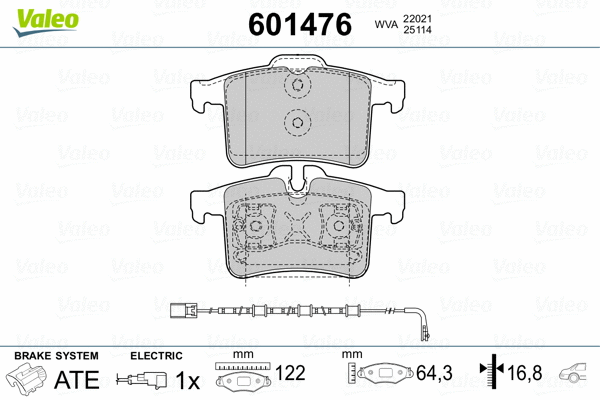 Brake Pad Set, disc brake