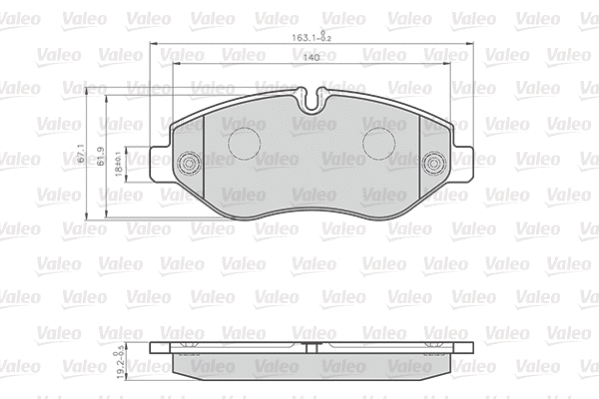 Brake Pad Set, disc brake (872229)